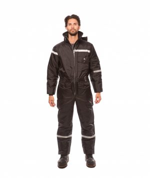 Combinaison De Travail Homme 2 Pièces - Salopette Hiver Rembourrée Avec Bandes Réfléchissantes - Taille XS-XXL, Poches Multiples - Pour Mécaniciens, Constructeurs, Artisans